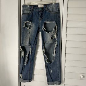 One teaspoon boyfriend jeans